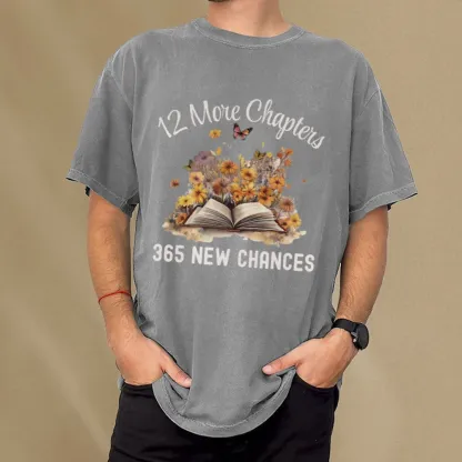 Pagewings 12 More Chapters New Year Unisex Washed T-shirt