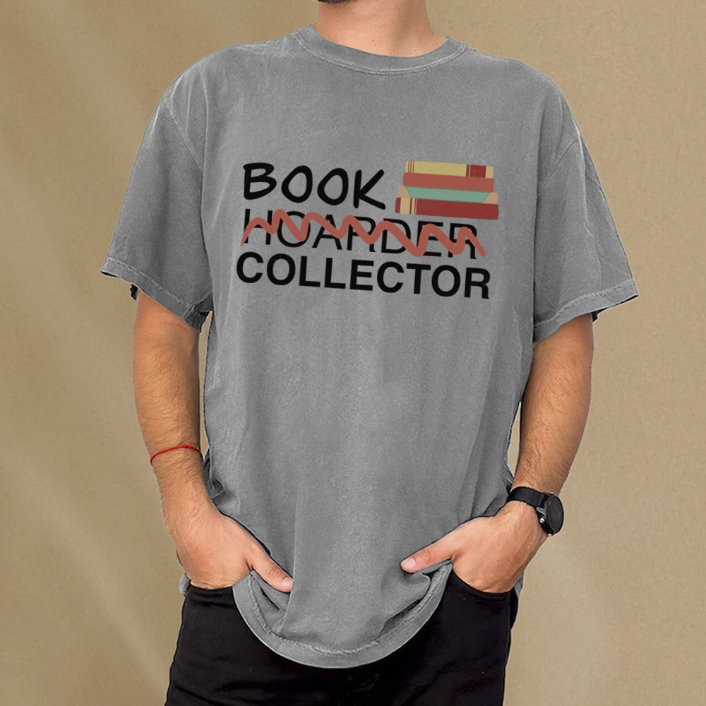 Pagewings Book Collector Unisex Washed T-shirt