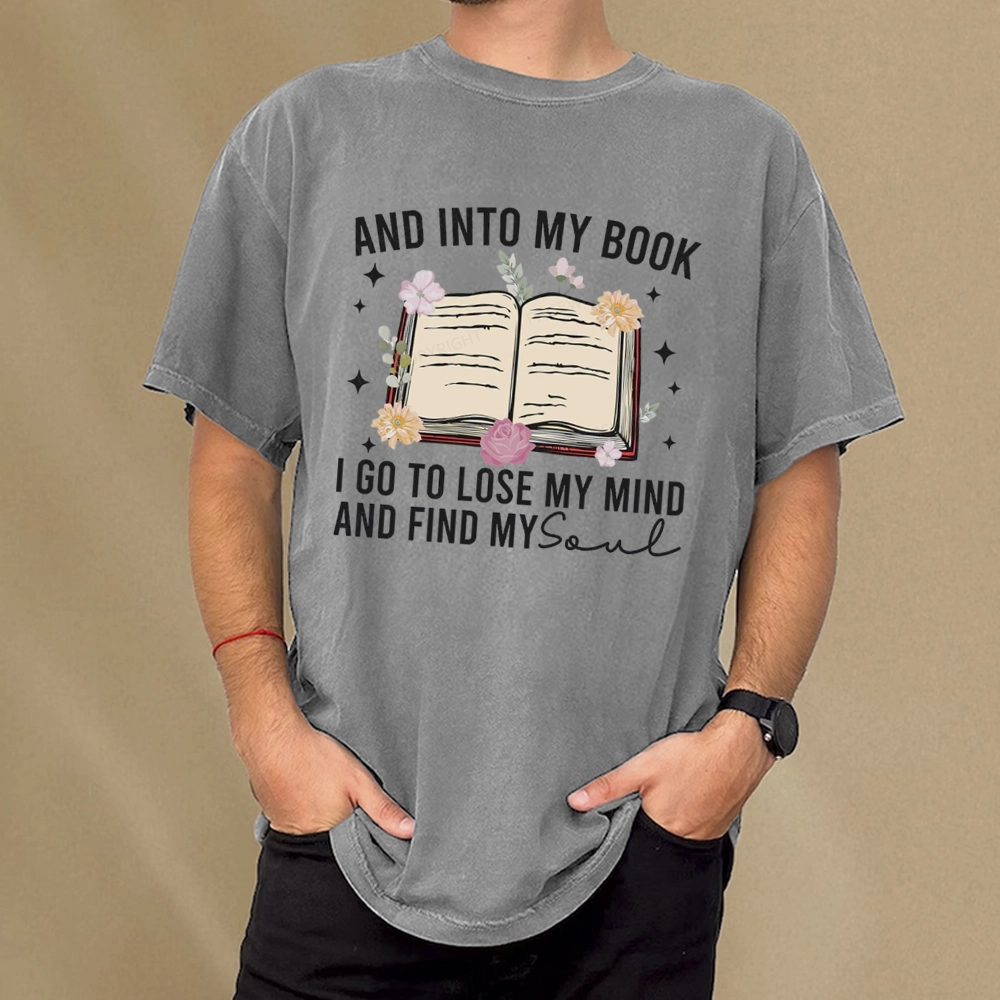 Pagewings To Lose My Mind And Find My Soul Unisex Washed T-shirt