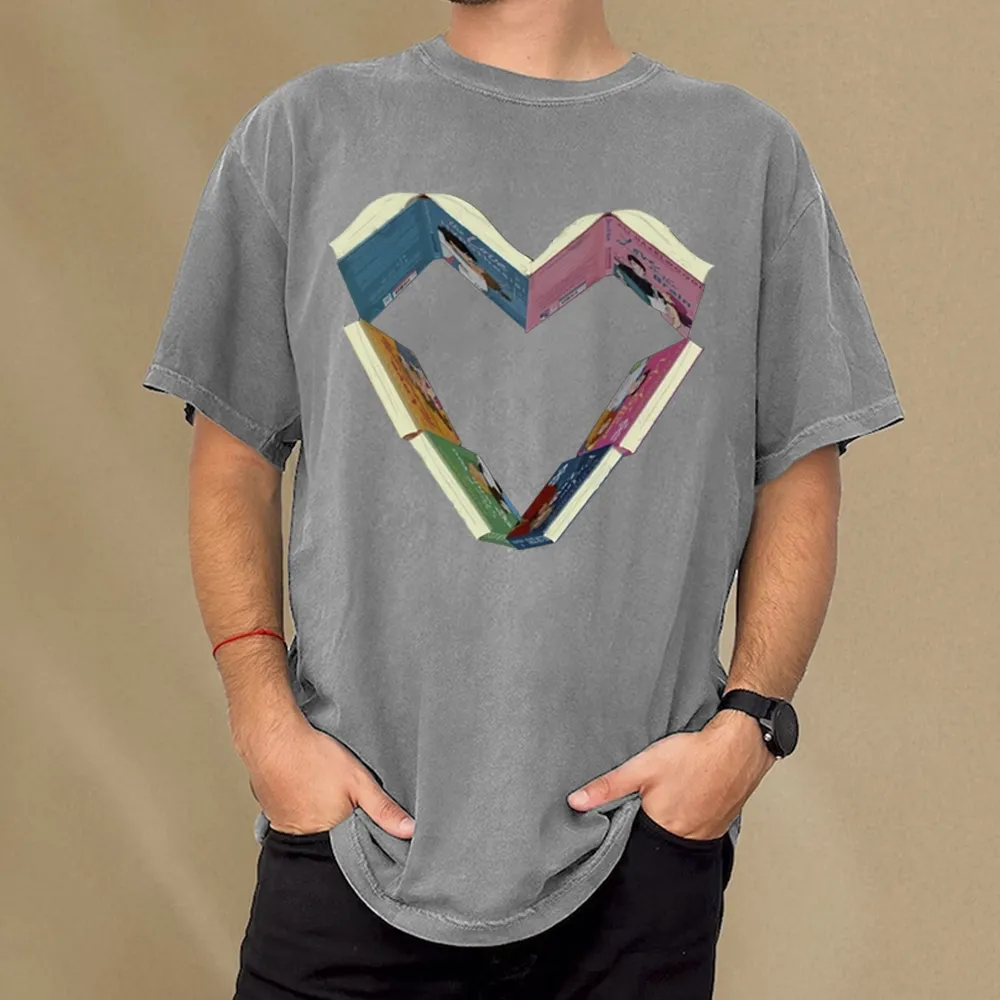 Pagewing Ali Hazelwood Books Unisex Washed T-shirt