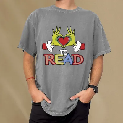 Pagewings Every Month Library Activities Unisex Washed T-shirt