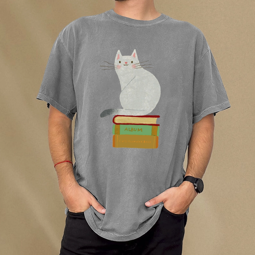 Pagewings Want To Read A Book Right Now Unisex Washed T-shirt