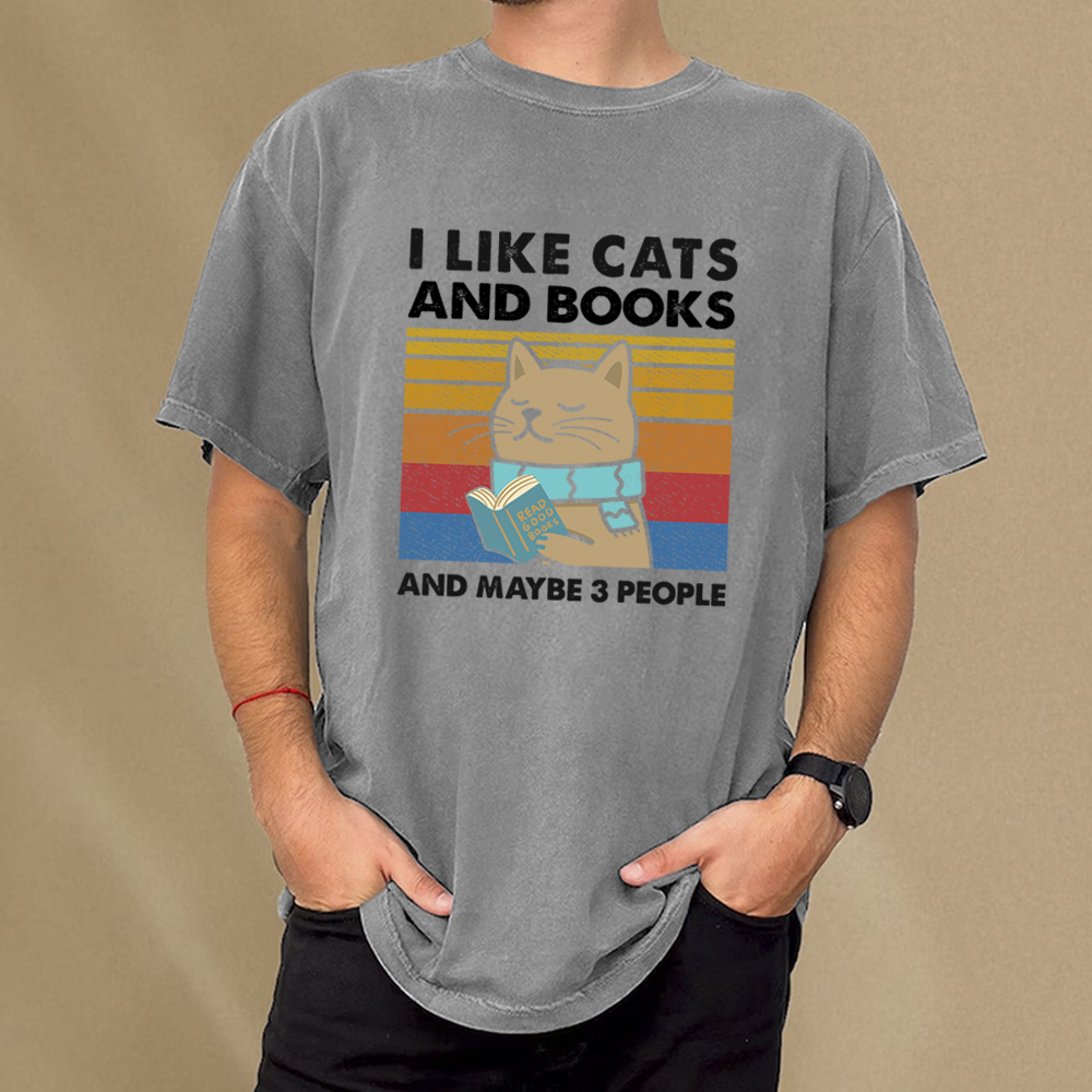 Pagewings Like Book And Maybe 3 People Unisex Washed T-shirt Unisex Washed T-shirt