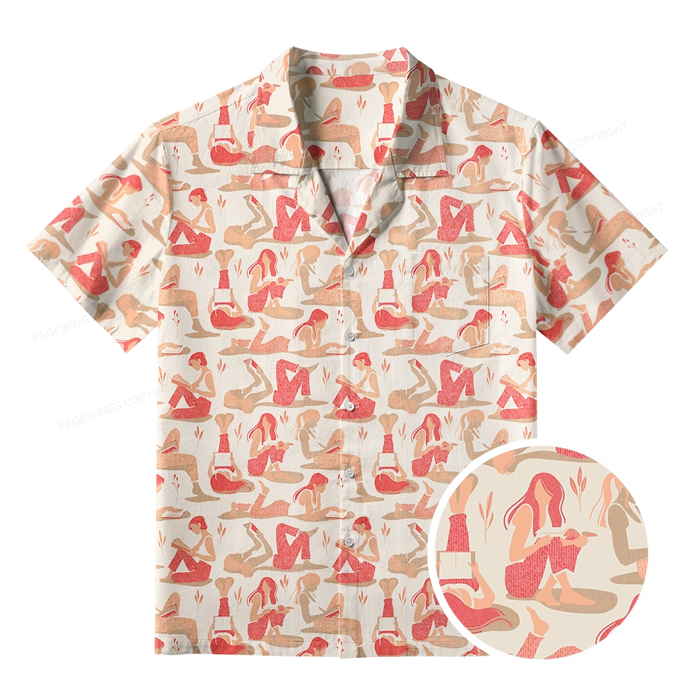 Pagewings Reading Is My Favorite Sport Unisex Hawaiian Shirt