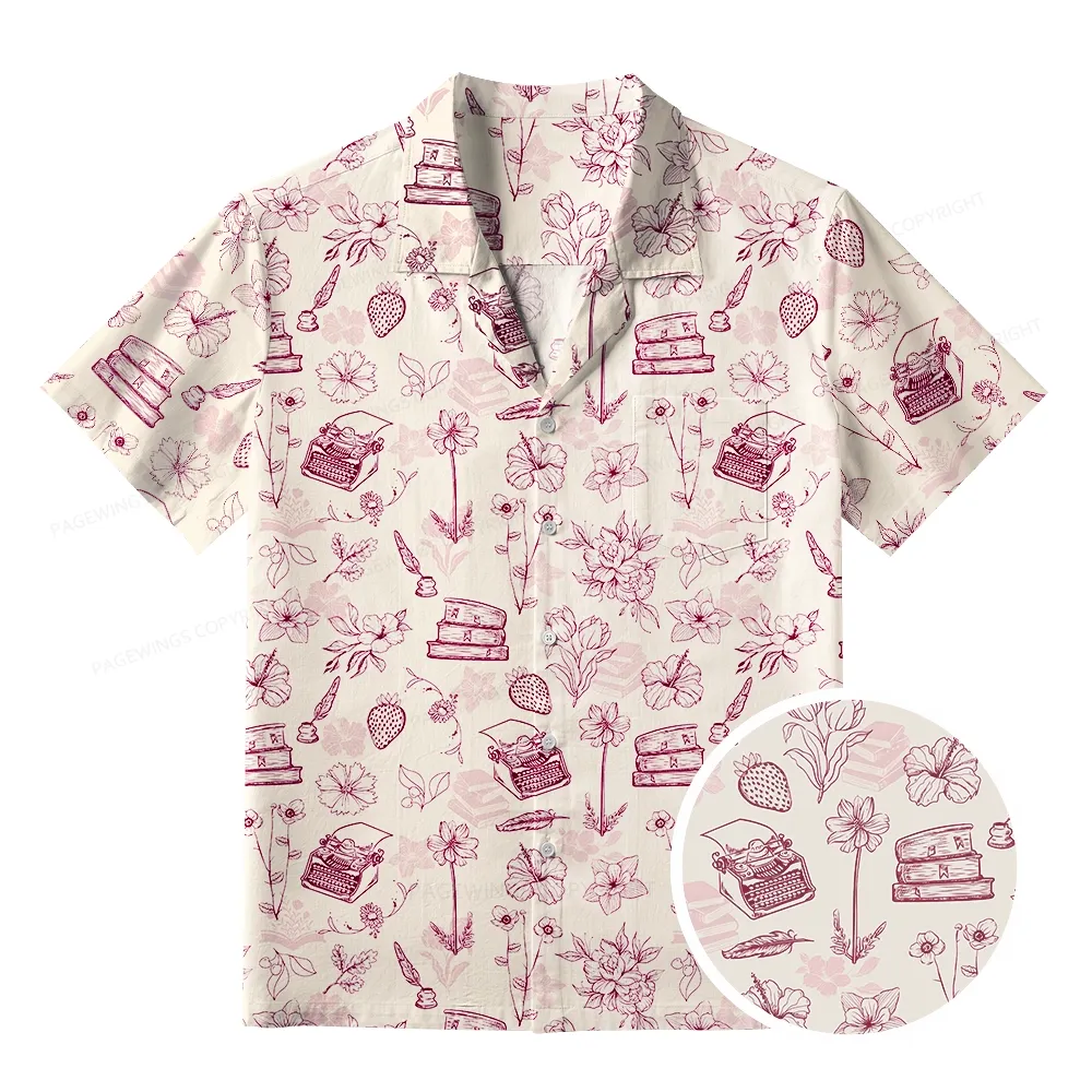 Pagewings Books Are Magic Unisex Hawaiian Shirt