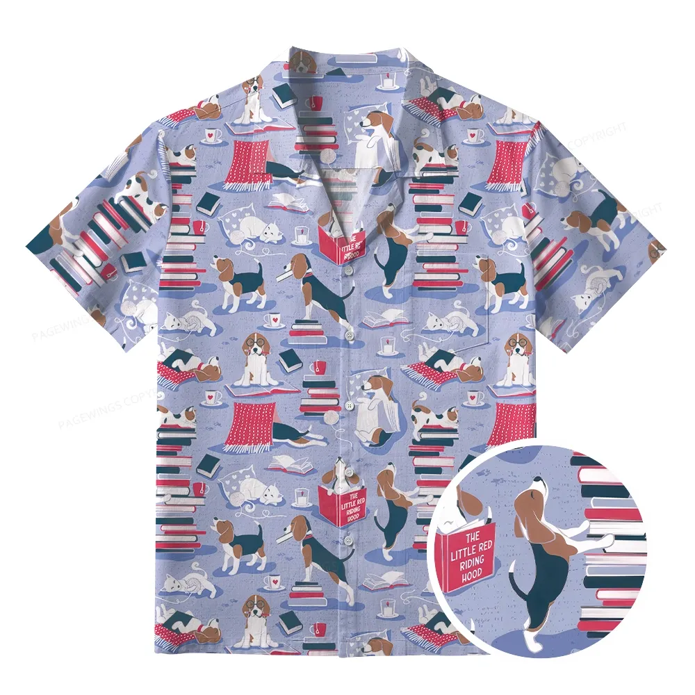 Pagewings The Little Red Riding Hood Unisex Hawaiian Shirt