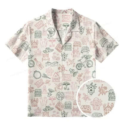 Pagewings Read Books Be Kind Stay Weird Unisex Hawaiian Shirt