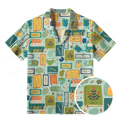 Pagewings Chocolate Unisex Hawaiian Shirt