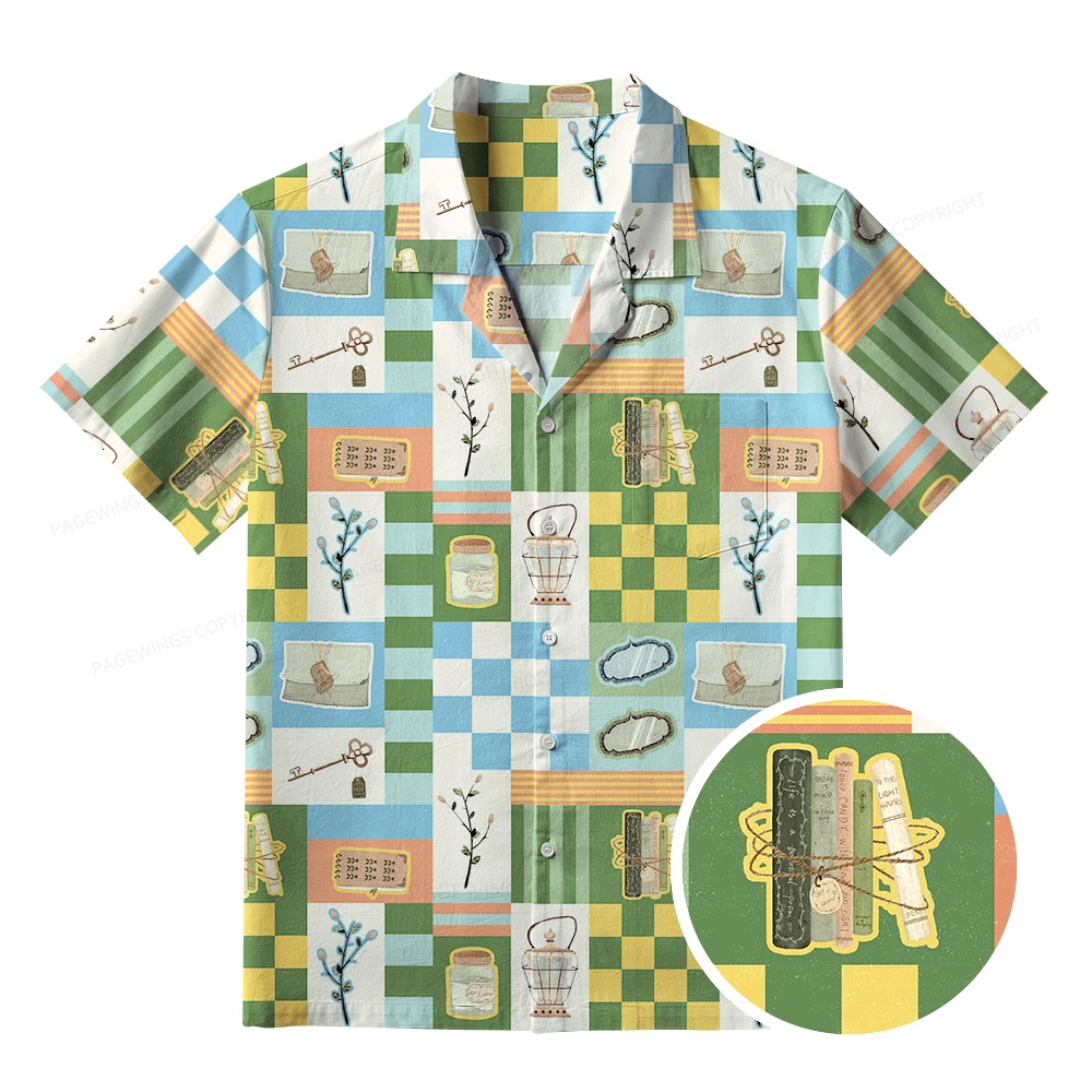 PagewingsThe Quickest Way To Connect With Nature Is Through Reading Unisex Hawaiian Shirt