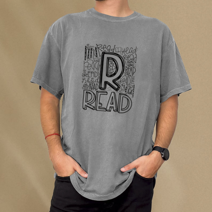 Pagewings Reading Lover Gift, Reading Shirt Unisex Washed T-shirt