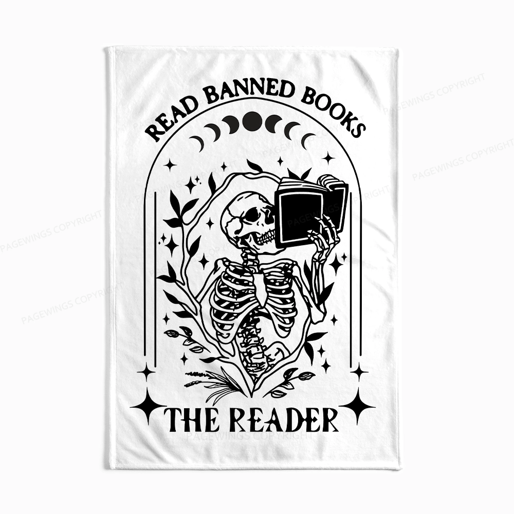 PagewingsRead Banned Books Flannel Blanket
