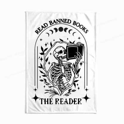 PagewingsRead Banned Books Flannel Blanket