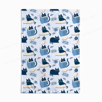 Pagewings You'll Buy More Books Flannel Blanket