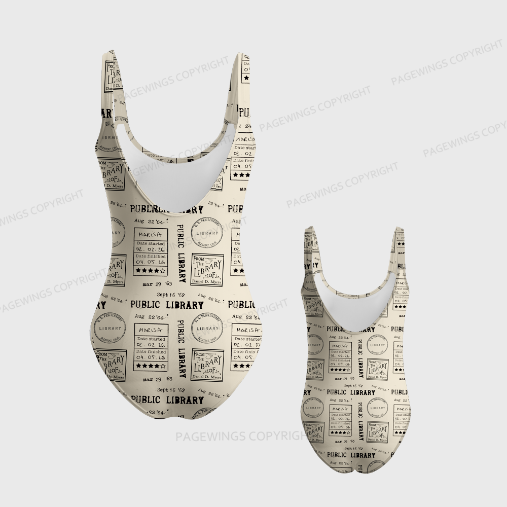Pagewings From The Library One-Piece Swimsuit 