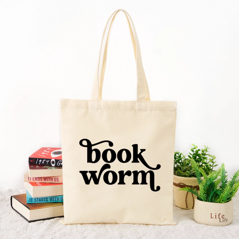 Pagewings Book Worm Tote Bag