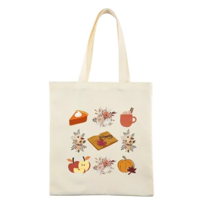 Pagewings Thanksgiving Book Tote Bag