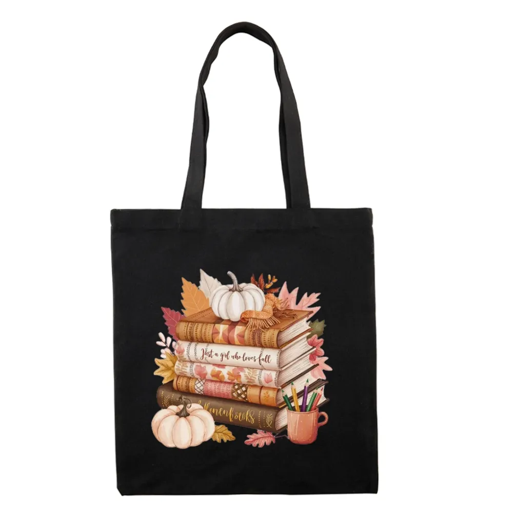 Pagewings Thanksgiving Fall Pumpkin Tote Bag
