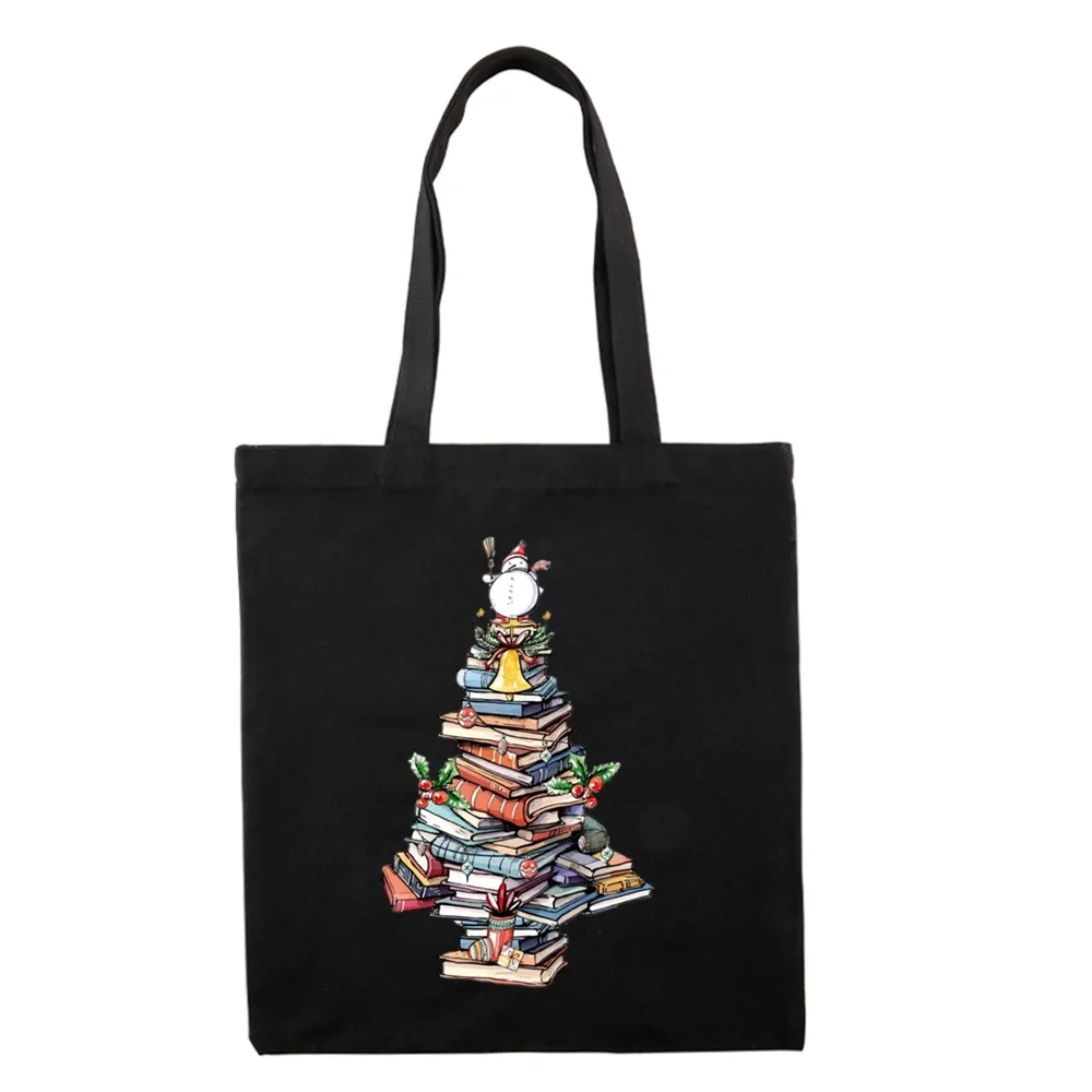 Pagewings Book Christmas Tree Tote Bag