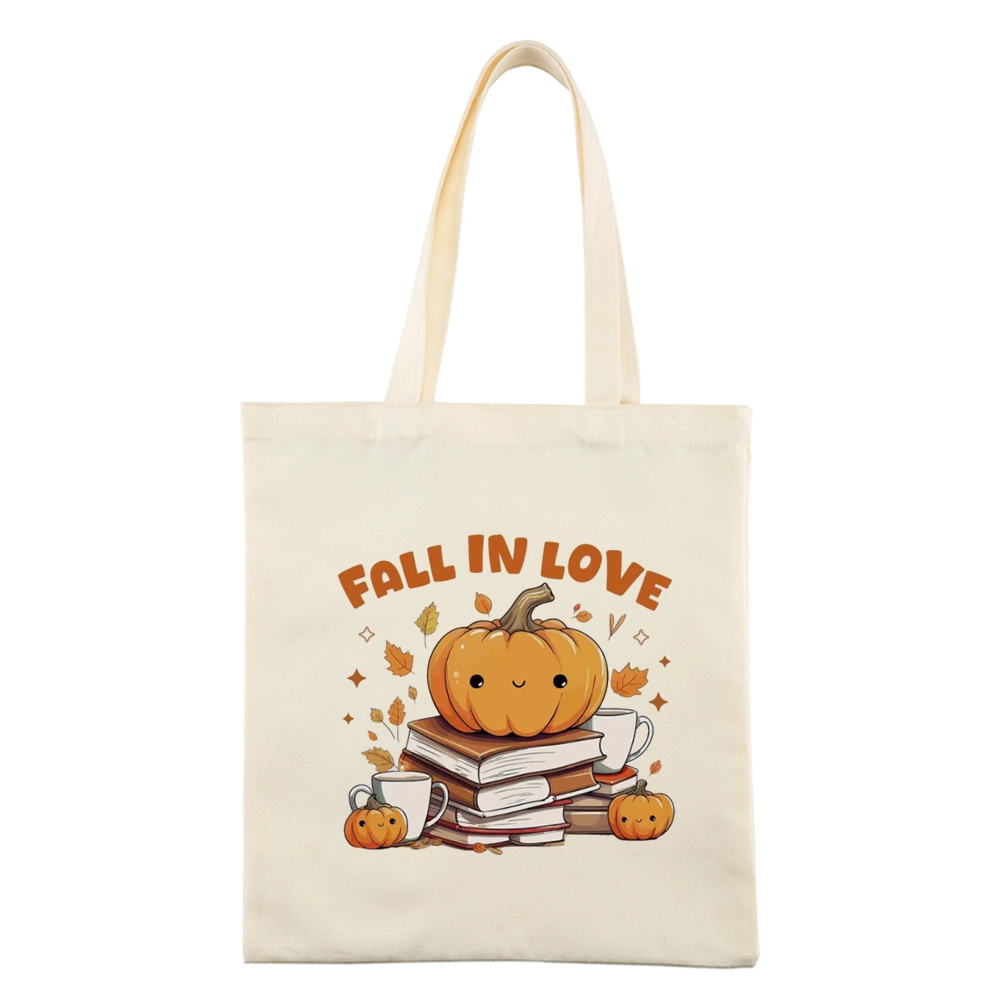 Pagewings Thanksgiving Fall in Love with Reading Tote Bag