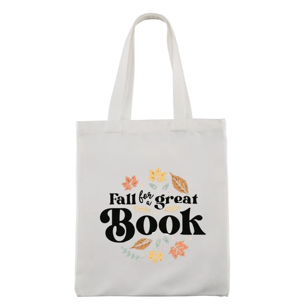 Pagewings Thanksgiving Fall For A Great Book Tote Bag