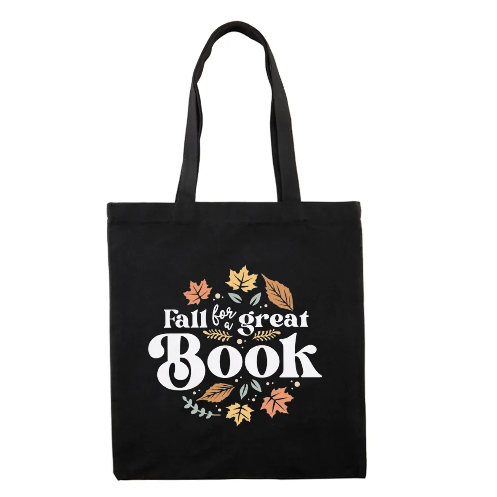 Pagewings Thanksgiving Fall For A Great Book Tote Bag