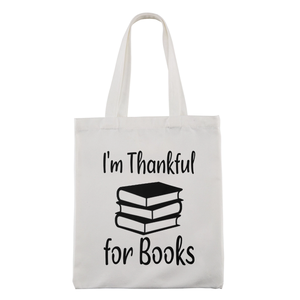 Pagewings Thanksgiving I Am Thankful For Books Tote Bag