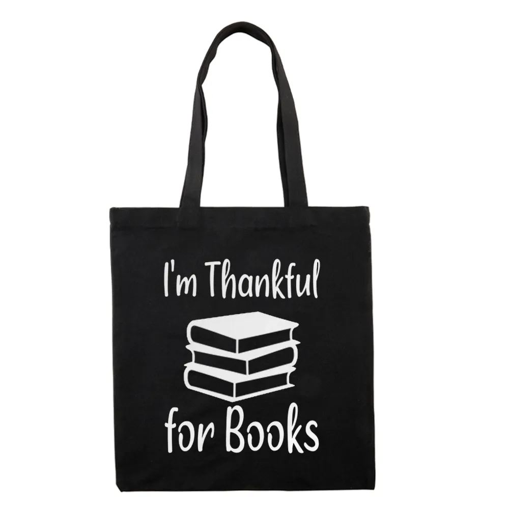 Pagewings Thanksgiving I Am Thankful For Books Tote Bag