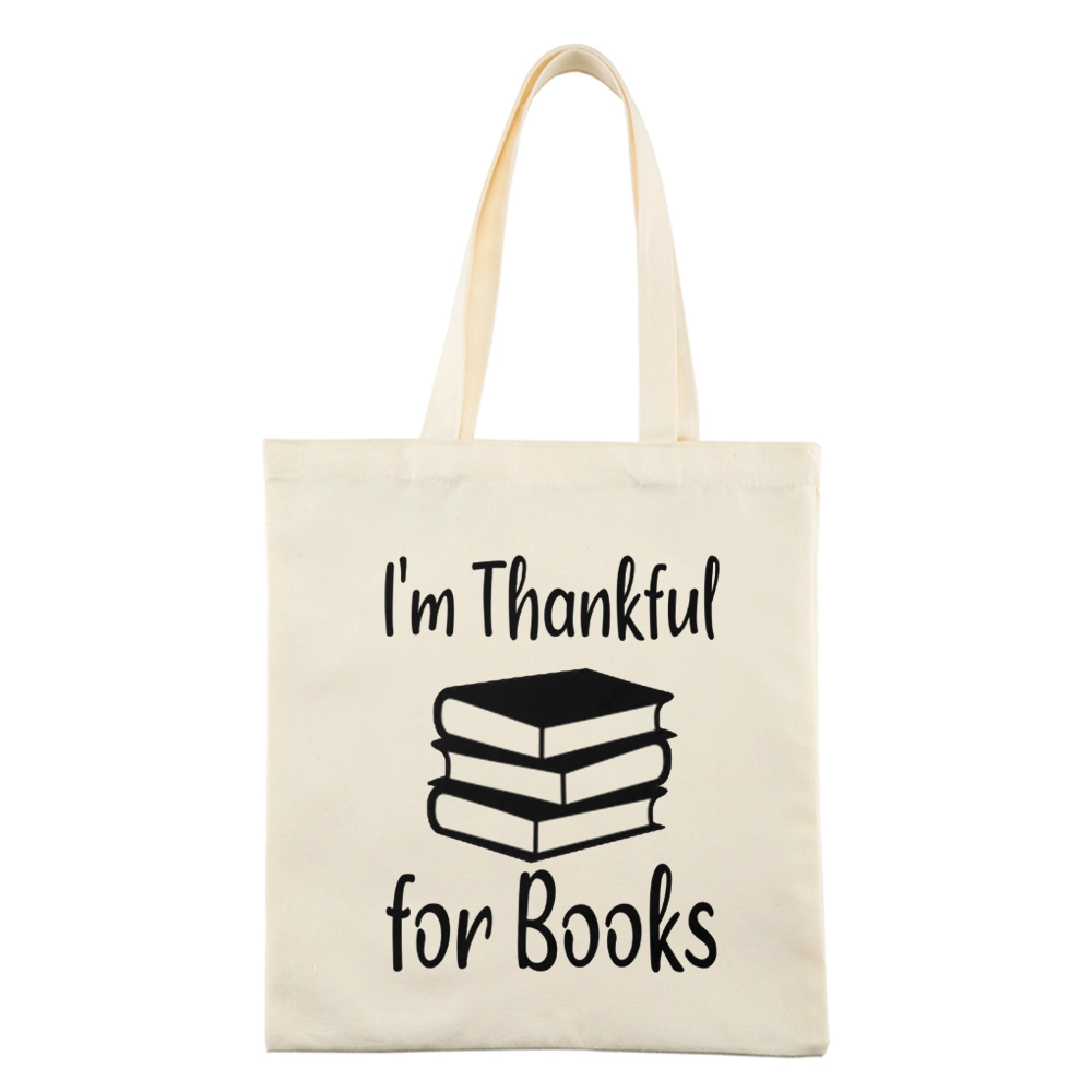Pagewings Thanksgiving I Am Thankful For Books Tote Bag