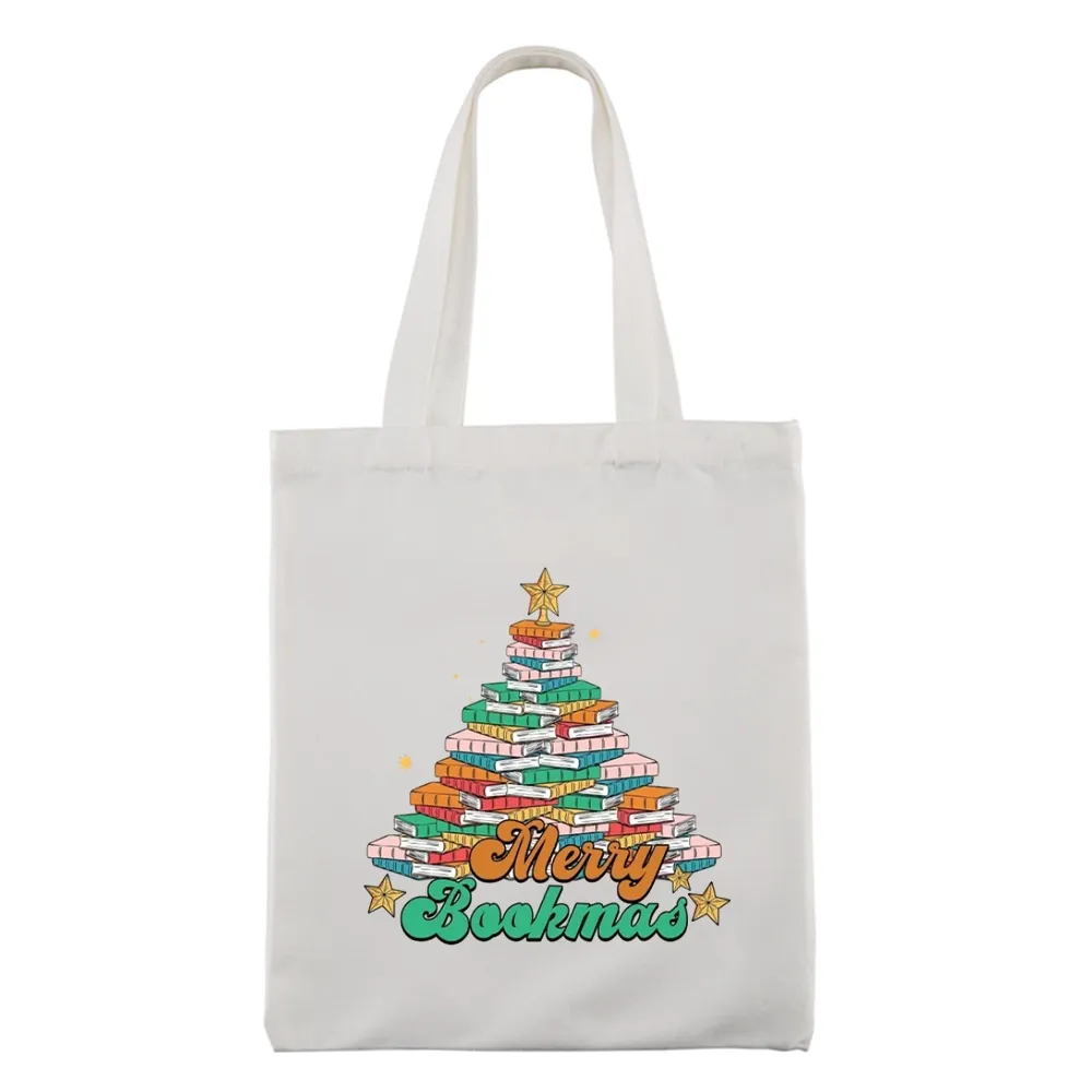 Pagewings Christmas Merry Bookmas Tote Bag