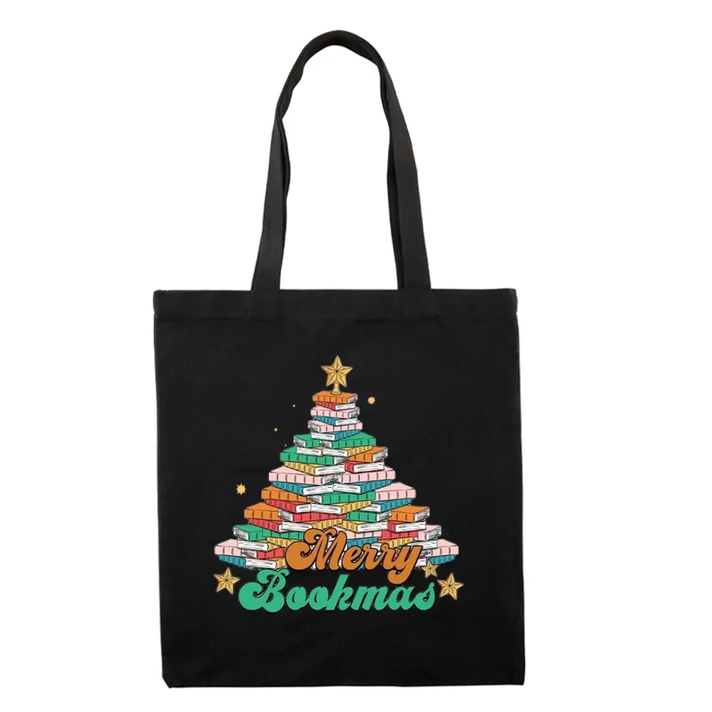 Pagewings Christmas Merry Bookmas Tote Bag