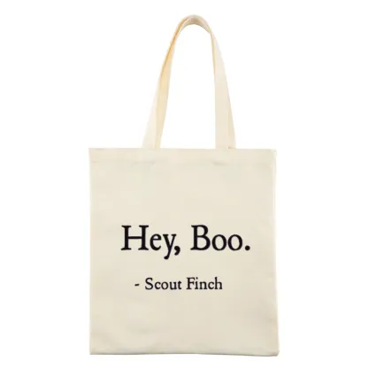 Pagewings HEY BOO Tote Bag