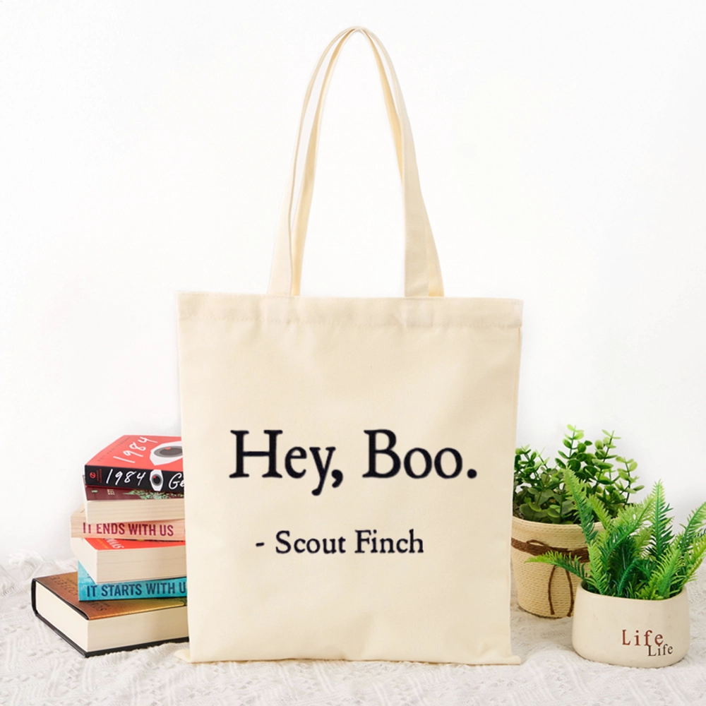 Pagewings HEY BOO Tote Bag