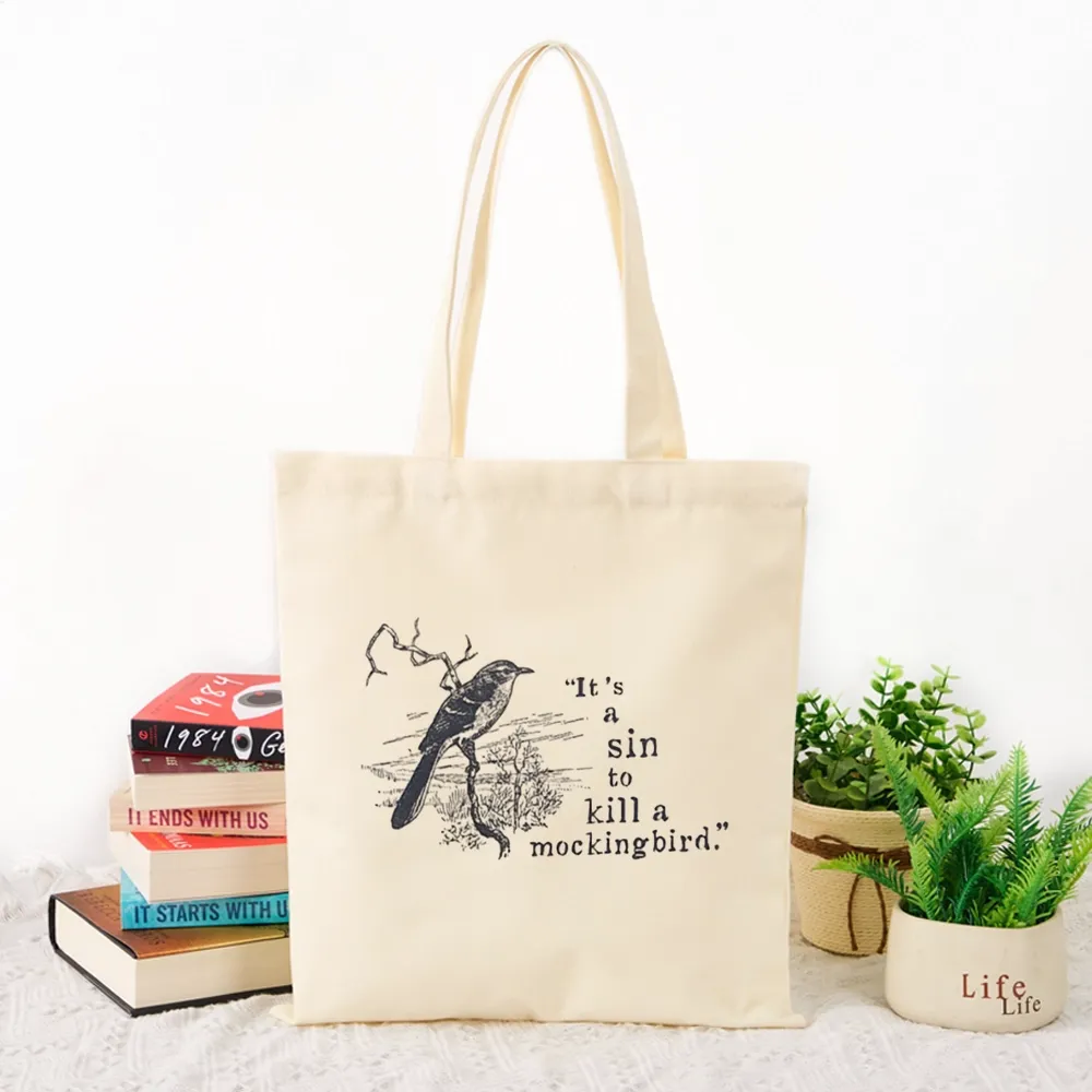 Pagewings It's A Sin To Kill a Mockingbird Tote Bag