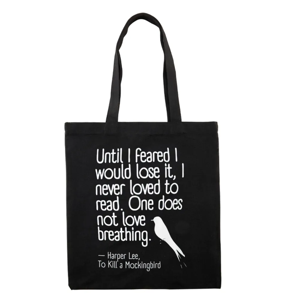 Pagewings To Kill a Mockingbird Reading Quote Tote Bag