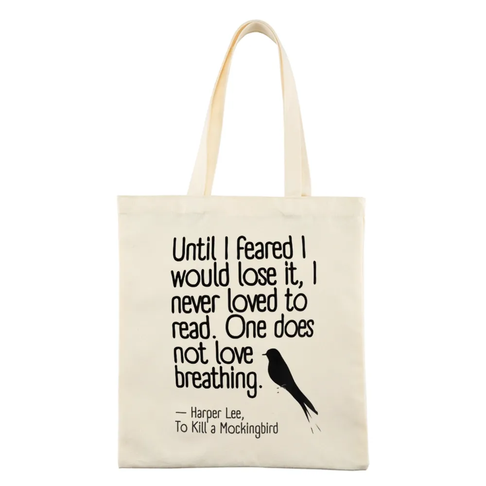 Pagewings To Kill a Mockingbird Reading Quote Tote Bag
