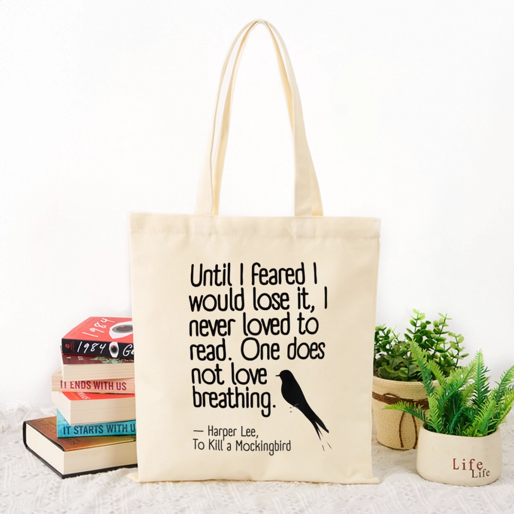 Pagewings To Kill a Mockingbird Reading Quote Tote Bag