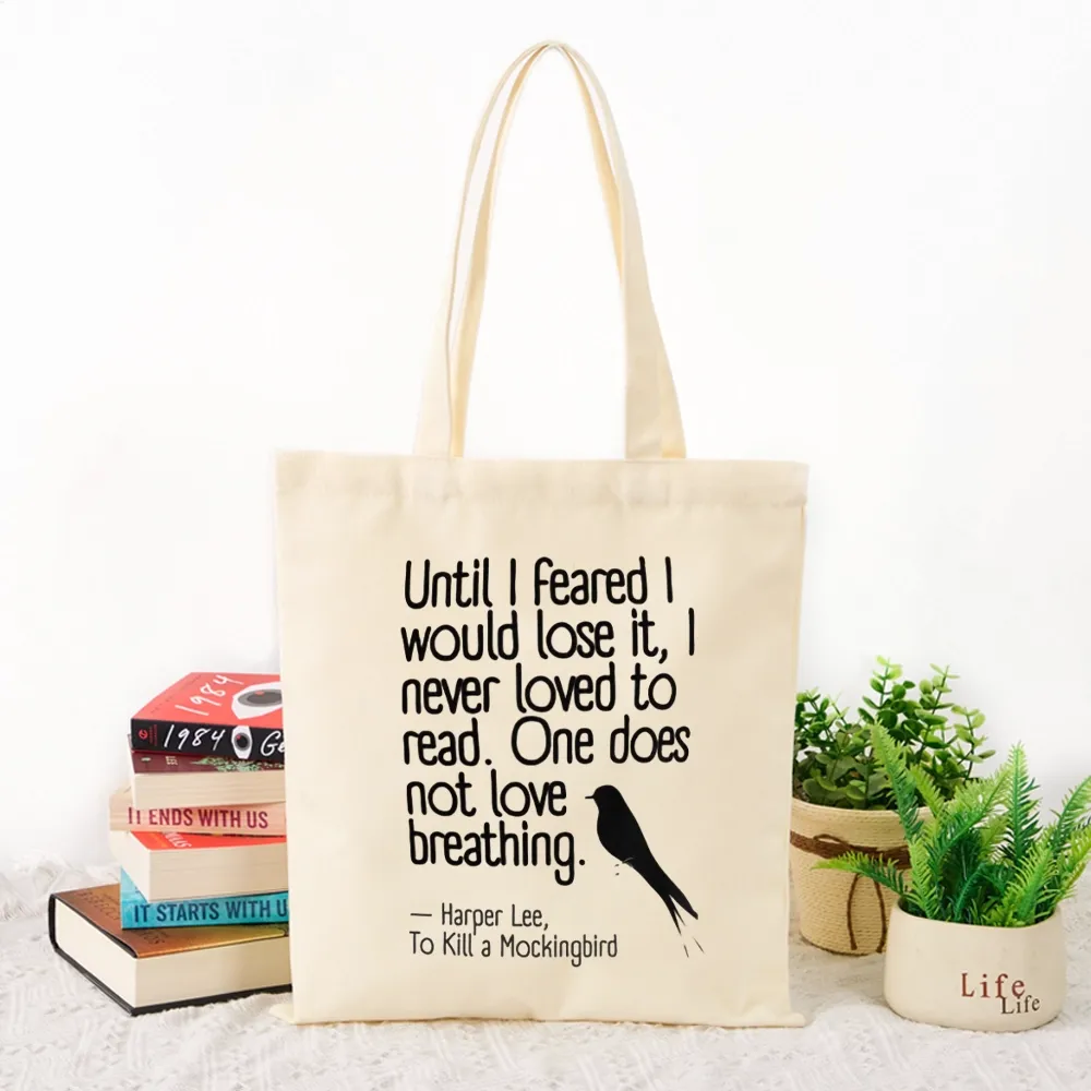 Pagewings To Kill a Mockingbird Reading Quote Tote Bag