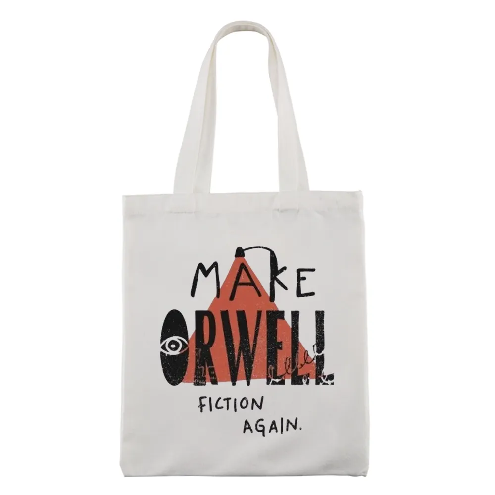 Pagewings Make Orwell Fiction Again Tote Bag