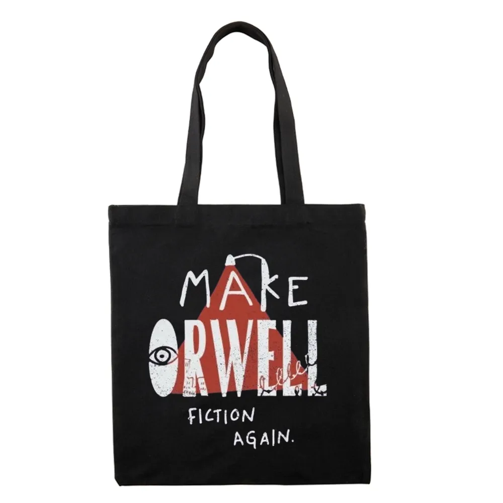 Pagewings Make Orwell Fiction Again Tote Bag