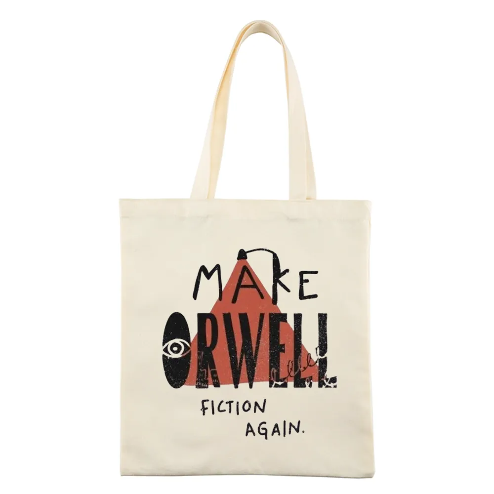 Pagewings Make Orwell Fiction Again Tote Bag