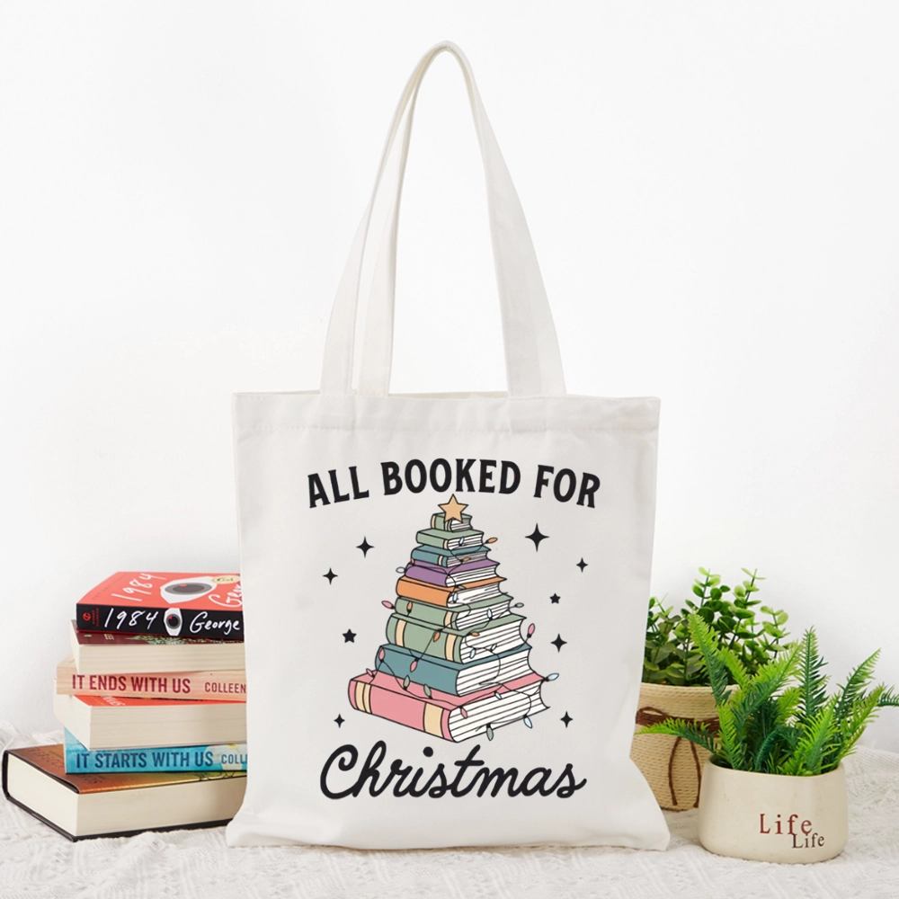 Pagewings All Booked For Christmas Tote Bag
