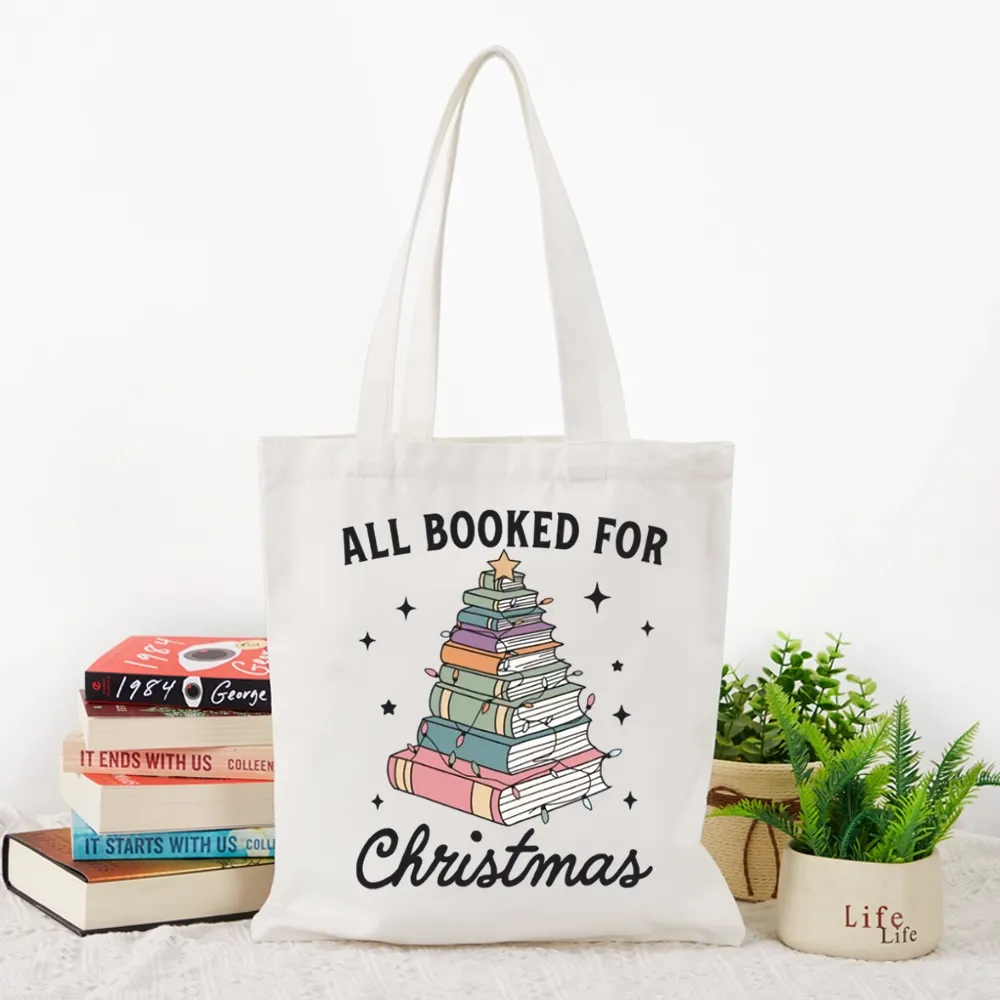 Pagewings All Booked For Christmas Tote Bag