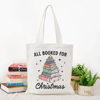 Pagewings All Booked For Christmas Tote Bag