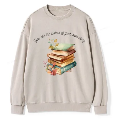 Pagewings Author Of Your Story Unisex Washed Sweatshirt