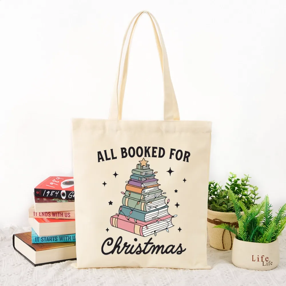 Pagewings All Booked For Christmas Tote Bag