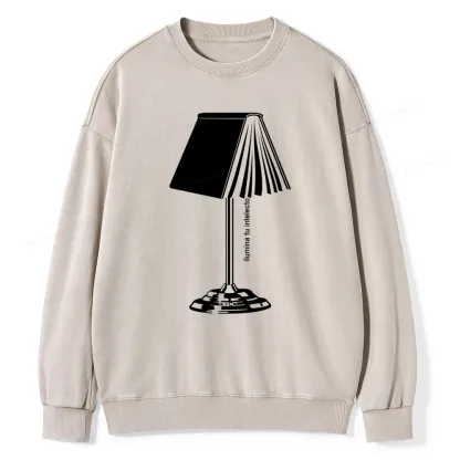 Pagewings Ilumina Tu Intelecto Unisex Washed Sweatshirt