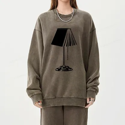 Pagewings Ilumina Tu Intelecto Unisex Washed Sweatshirt