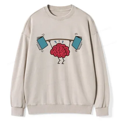 Pagewings It's Book O'Clock Unisex Washed Sweatshirt