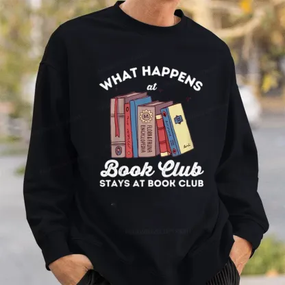 Pagewings Stays At Book Club Book Unisex Sweatshirt