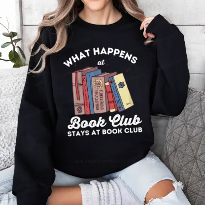 Pagewings Stays At Book Club Book Unisex Sweatshirt